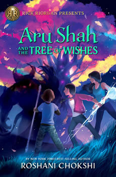 Aru Shah and the Tree of Wishes by author Roshani Chokshi